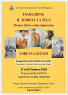 Locandina della mostra di Lorena Lavezzo